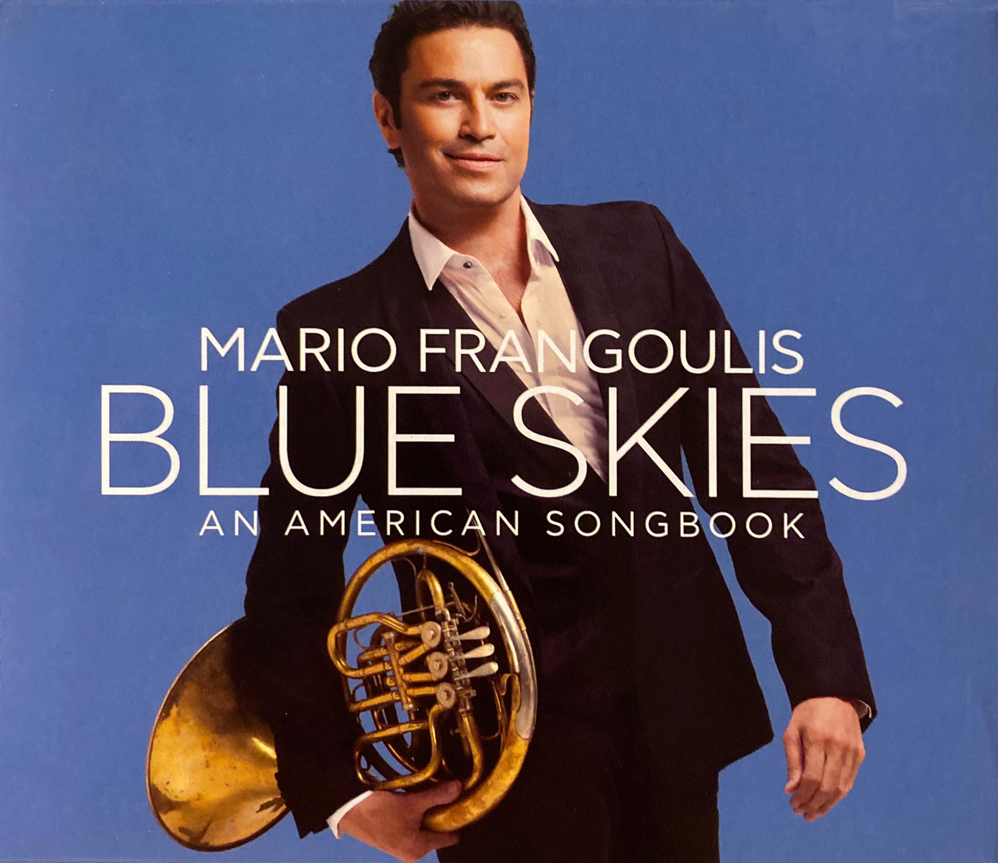 Cover to Mario Frangoulis Blue Skies album